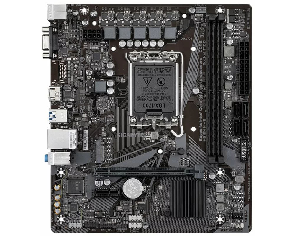 Gigabyte H610M H V2 LGA1700 2xDDR5 4xSATA 1xM.2