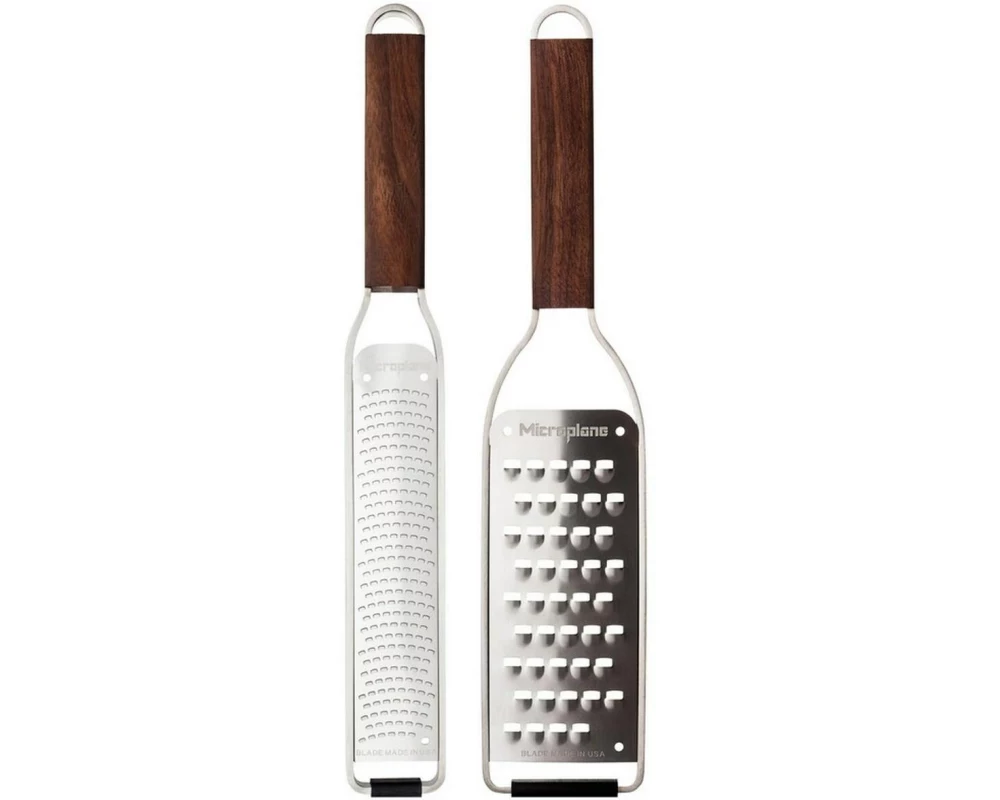 Microplane Handreibe Master Set Braun/Silber