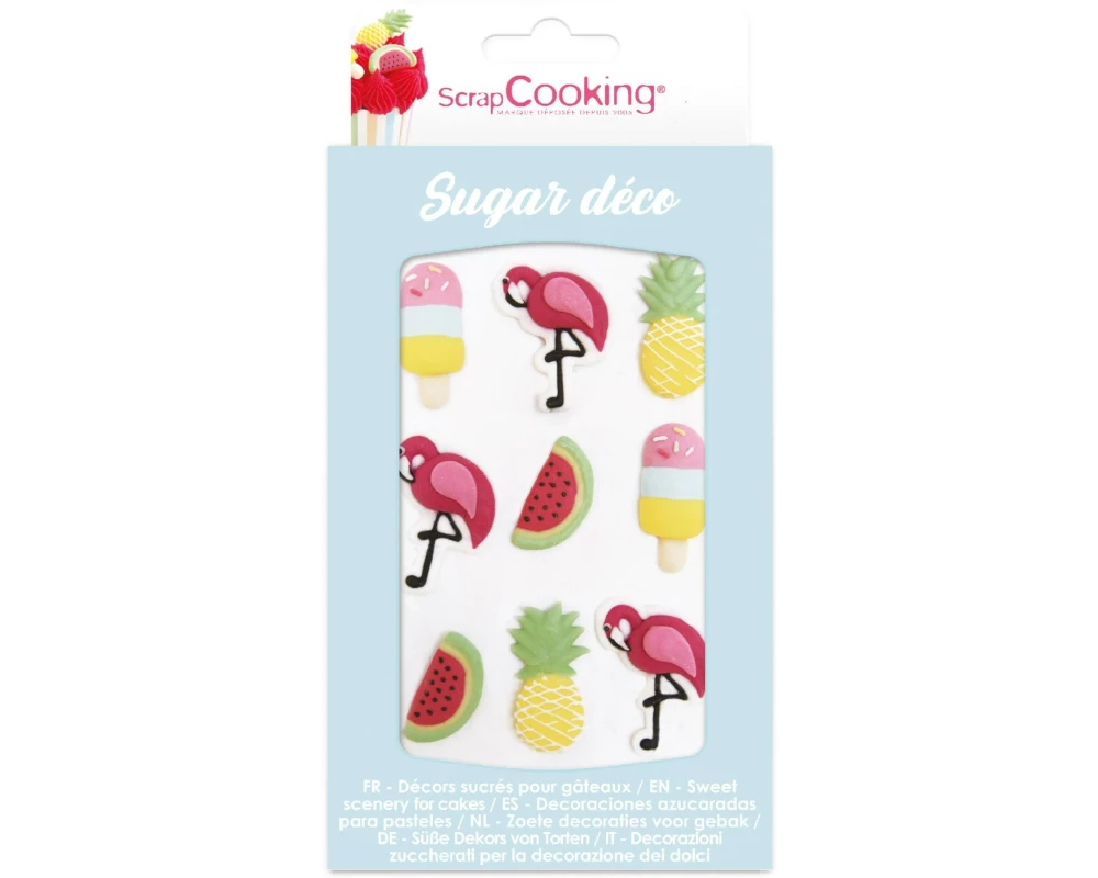 ScrapCooking Zuckerdekore Sommer 9 Stück
