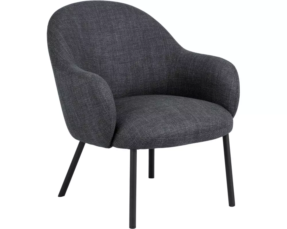 AC Design Sessel Spencer Polyurethan (PU)/Stahl, Dunkelgrau