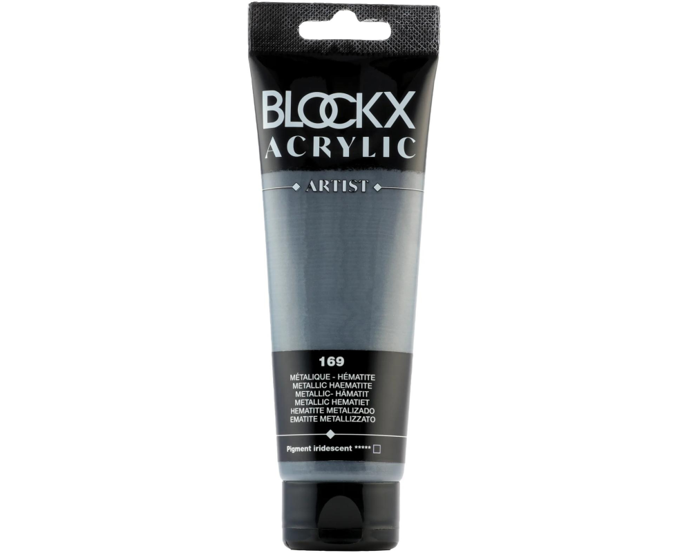 BLOCKX Acrylfarbe 120ml 60169BXC metallic-hämatit