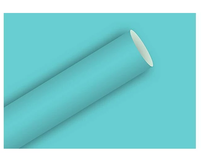 Braun + Company Geschenkpapier Uni Hellblau, 2 m x 70 cm