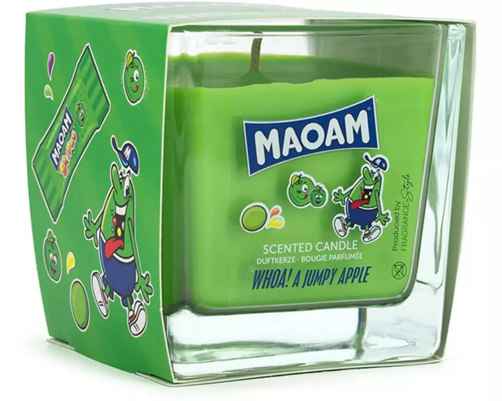 balthasar Duftkerze Maoam Jumpy Apple 8 x 8 cm, 200 gr