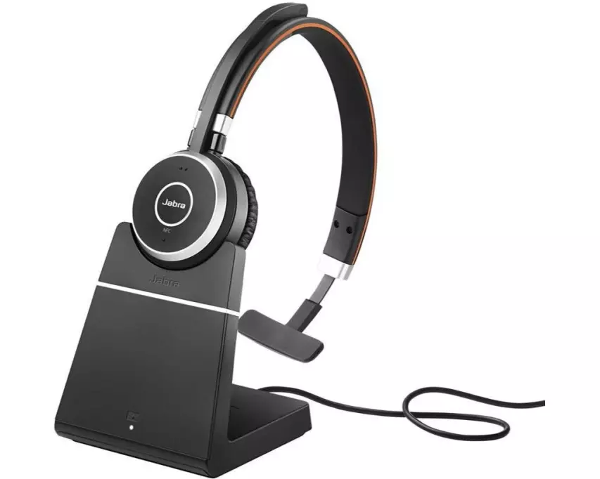 Jabra Headset Evolve 65SE Mono UC inkl. Ladestation