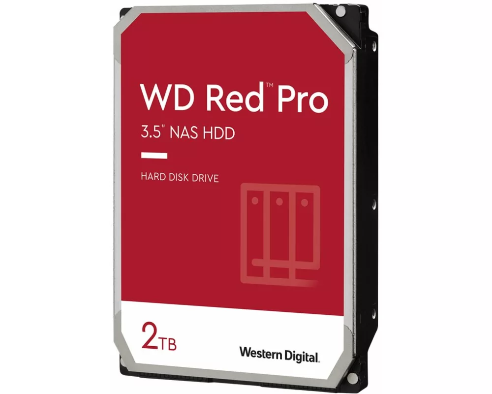 WD HDD Red Pro 2TB, 3.5 inch, SATA, 7200rpm 64MB Cache, AF, 8-16 Bay, 24x7