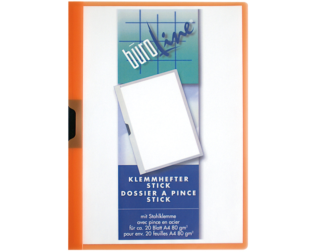 BÜROLINE Klemmhefter A4 667293 rot