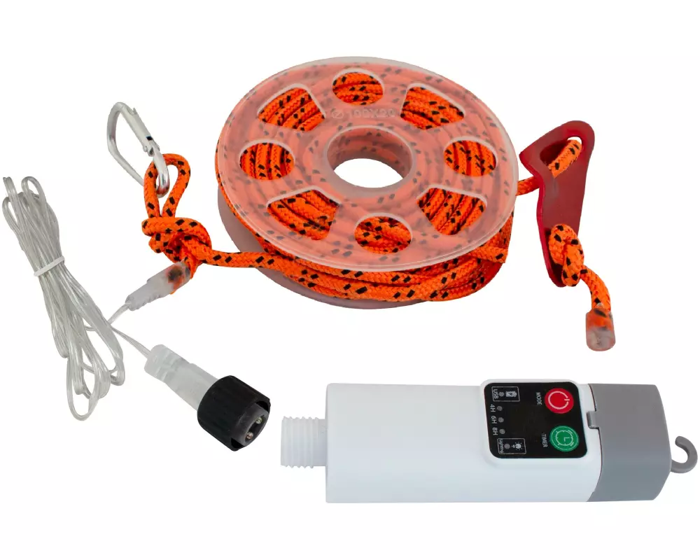 Eurotrail Deco-Abspannleinen mit Beleuchtung 5m Orange