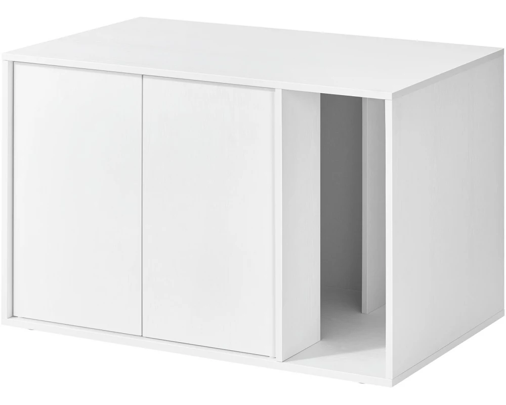 Feandrea Katzenhaus für Katzentoilette Weiss