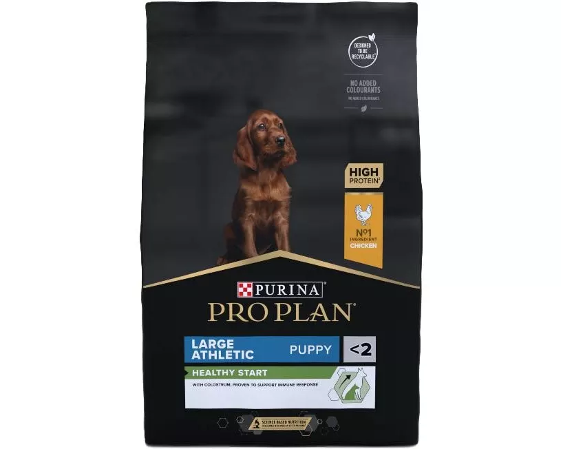 Purina Pro Plan Trockenfutter L Athletic Puppy Healthy Start Huhn, 12 kg