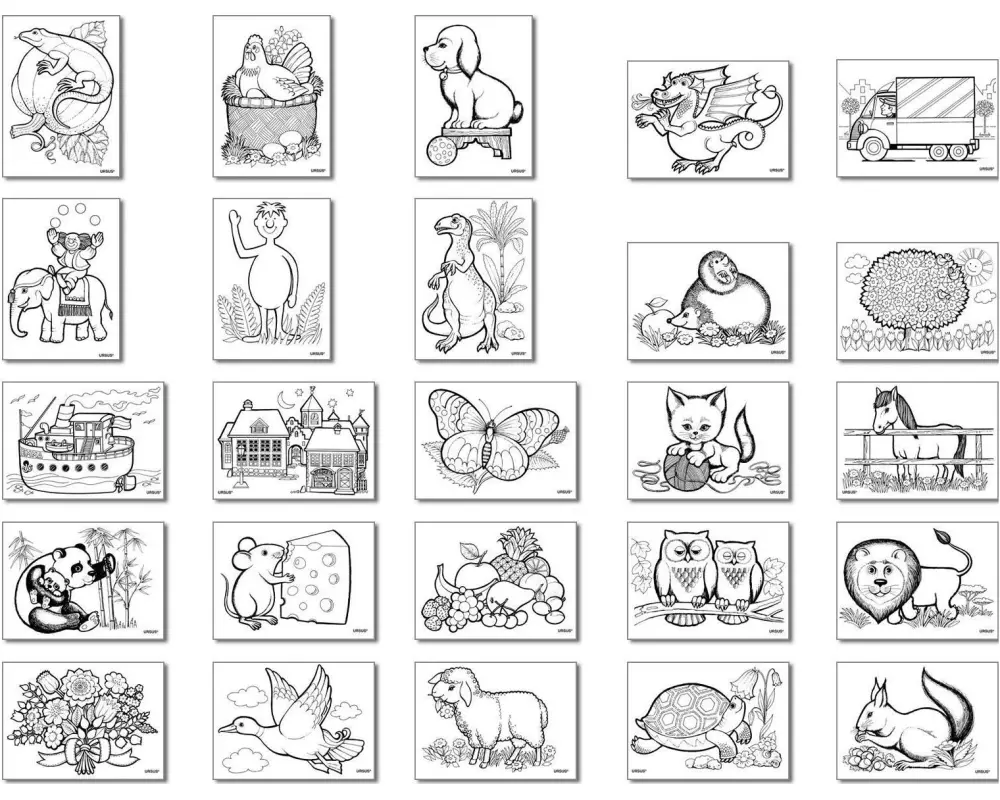 URSUS Malkarten 12 cm x 17 cm 12 x 17 cm