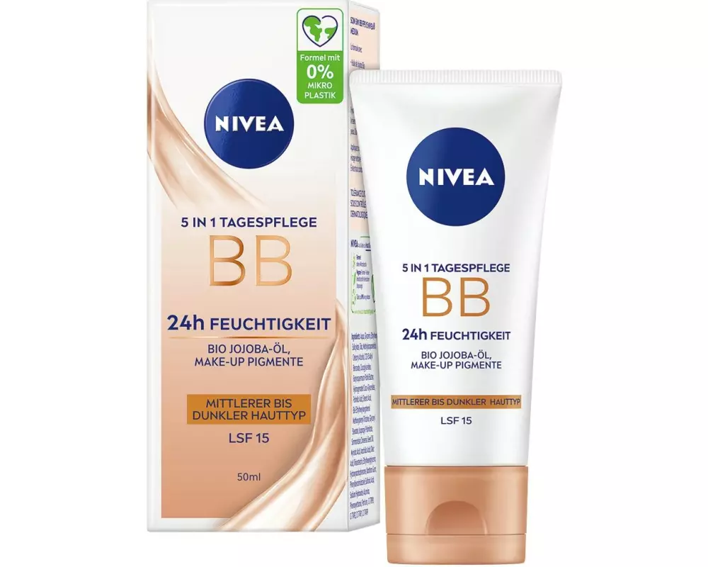 NIVEA Tagescrème 5in1 BB Mittel LSF 15 50 ml