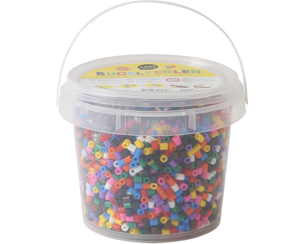 I AM CREATIVE Bügelperlen 4012.22 Basic Mix, 5000 Stück