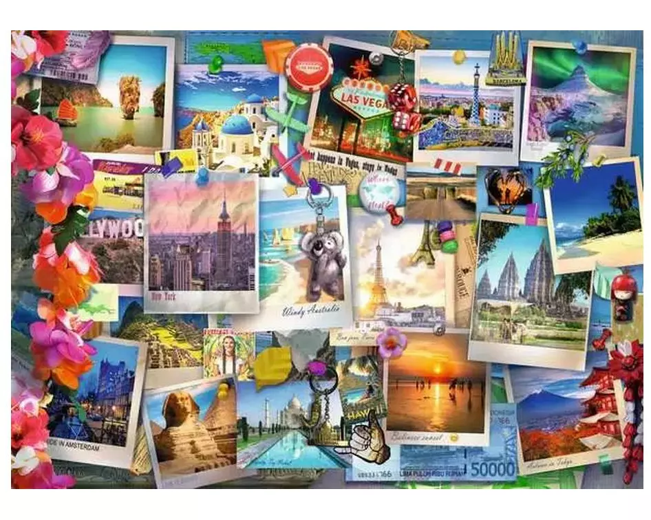 Ravensburger Puzzle World Travel Pinboard