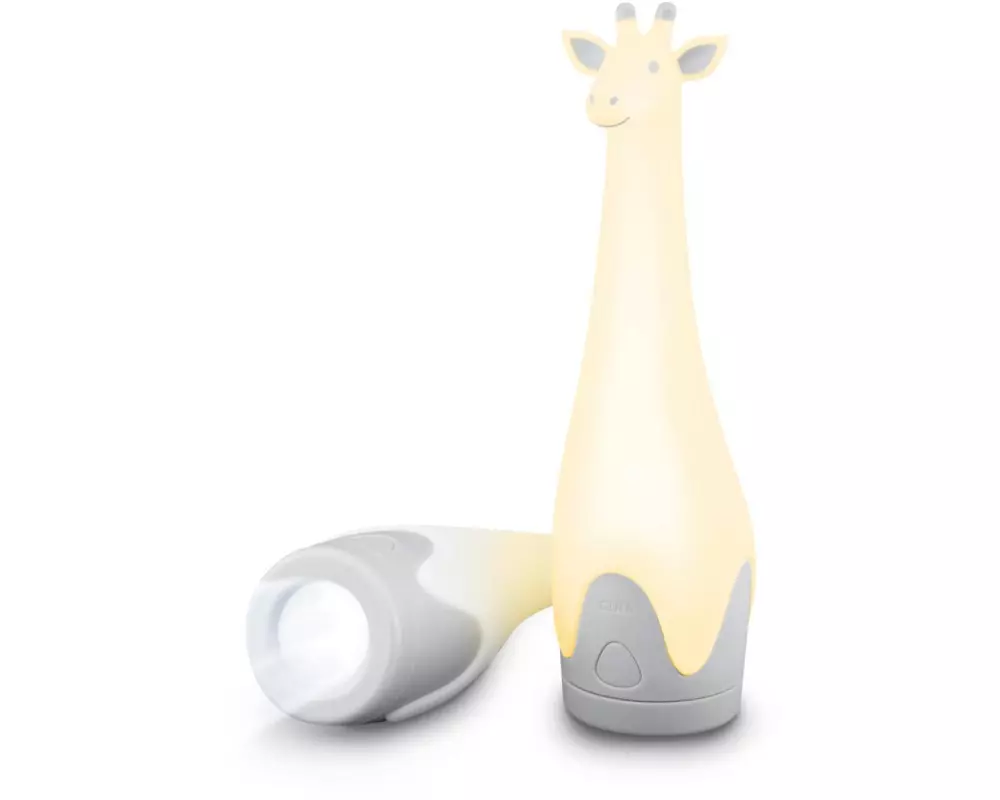 ZaZu Nachtlicht Giraffe Gina Grau/Beige