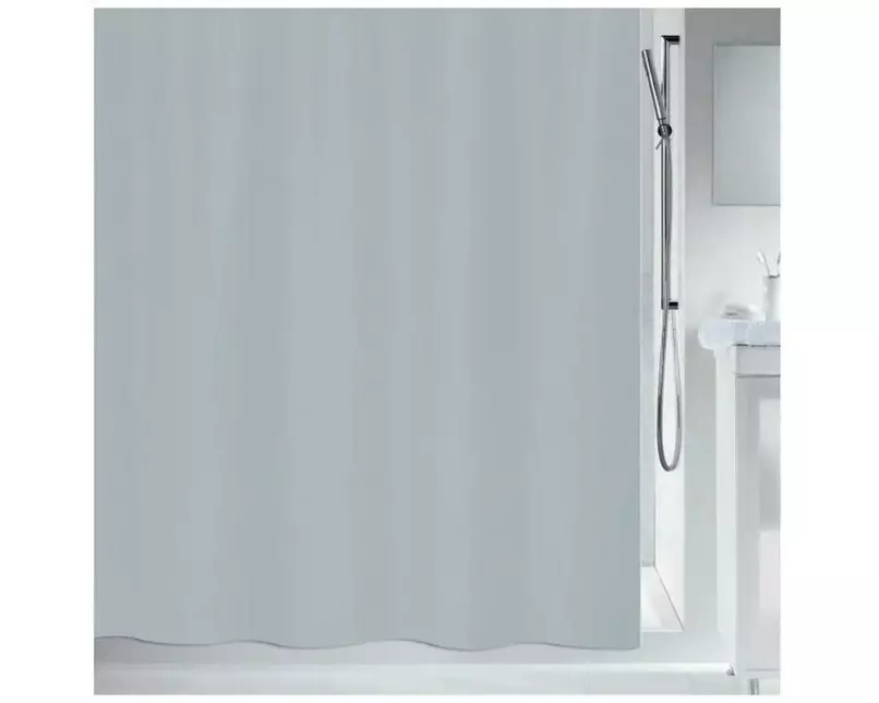 spirella Duschvorhang Primo 180 x 180 cm, Grau