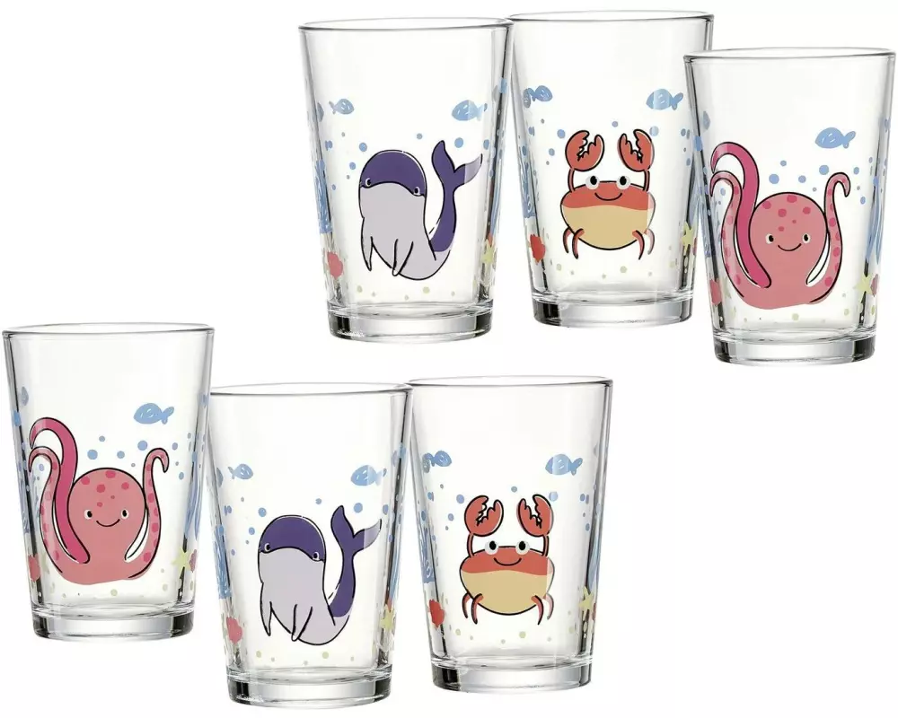 Ritzenhoff & Breker Kindertrinkglas Unterwasserwelt 6 Stück