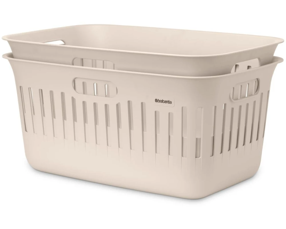Brabantia Wäschekorb Collect IT 2 x 40 l, Beige