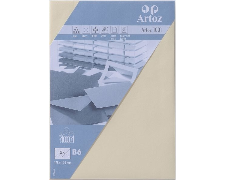 ARTOZ Couverts 1001 B6 107364182 100gm2, chamois 5 Stück