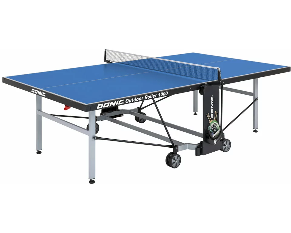 DONIC Tischtennistisch Outdoor Roller 1000 blau