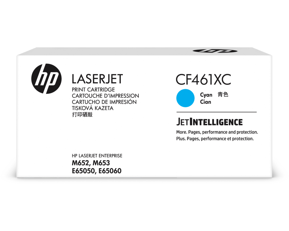HP Toner-Modul Contract cyan CF461XC CLJ Enterprise M652 22'000 S.
