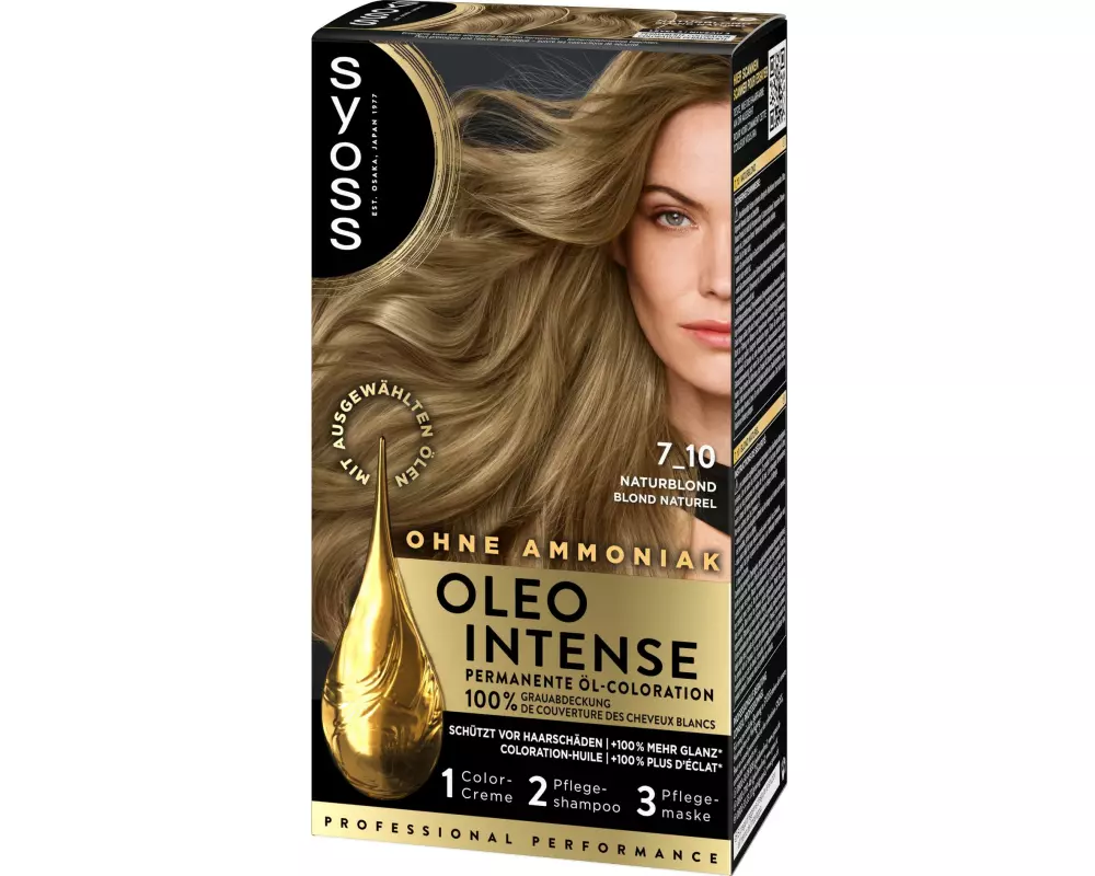 Syoss oleo intense Haarcoloration Oleo Intense 7-10 Naturblond