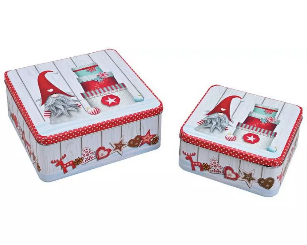 G. Wurm Guetzli-Dose Wichtel 2er Set