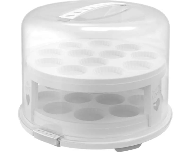 Rotho Tortenbutler Fresh XL Transparent/Weiss