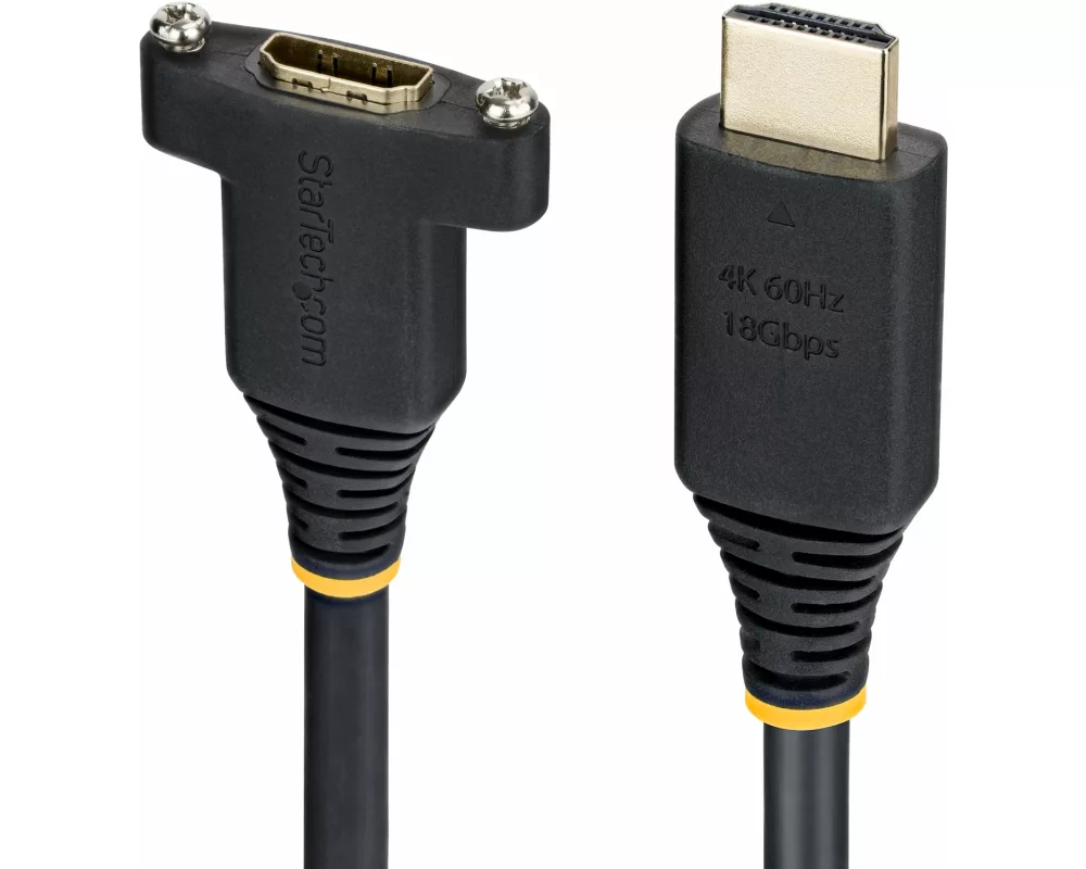 StarTech.com HDMI2PNLFM-2M HDMI cable HDMI Typ A (Standard) Schwarz