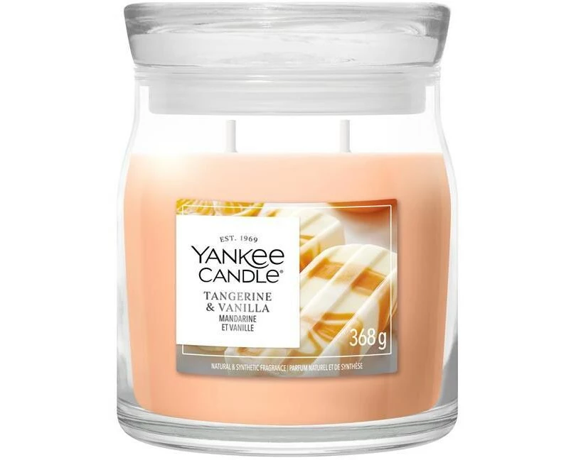Yankee Candle Signature Duftkerze Tangerine & Vanilla Signature Medium Jar