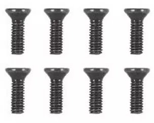 Absima Flachkopfschrauben M2.3 x 6 mm, 8 Stück