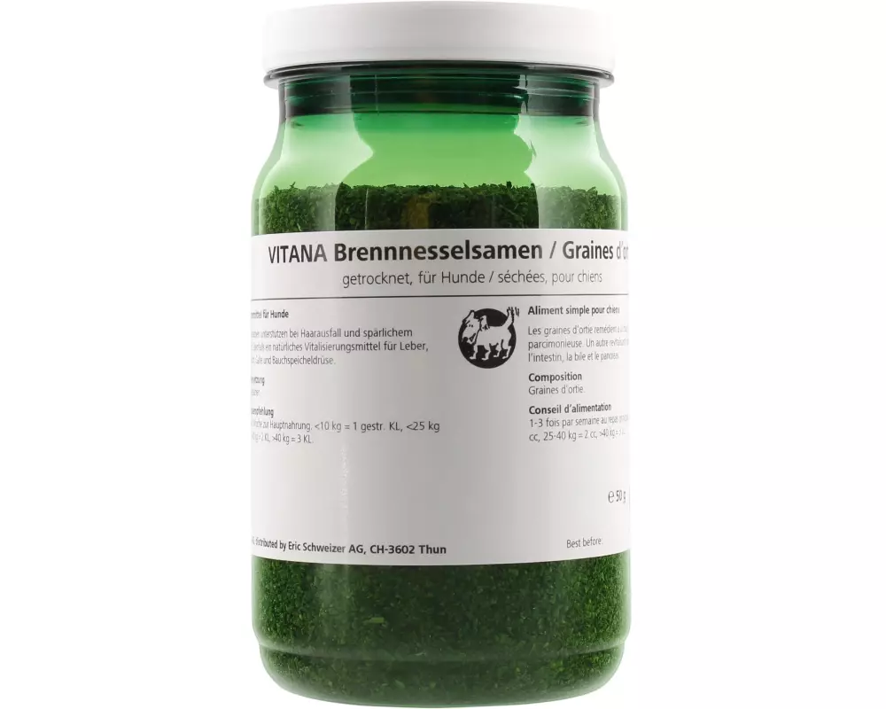 Vitana Hunde-Nahrungsergänzung Brennnesselsxamen, 50 g