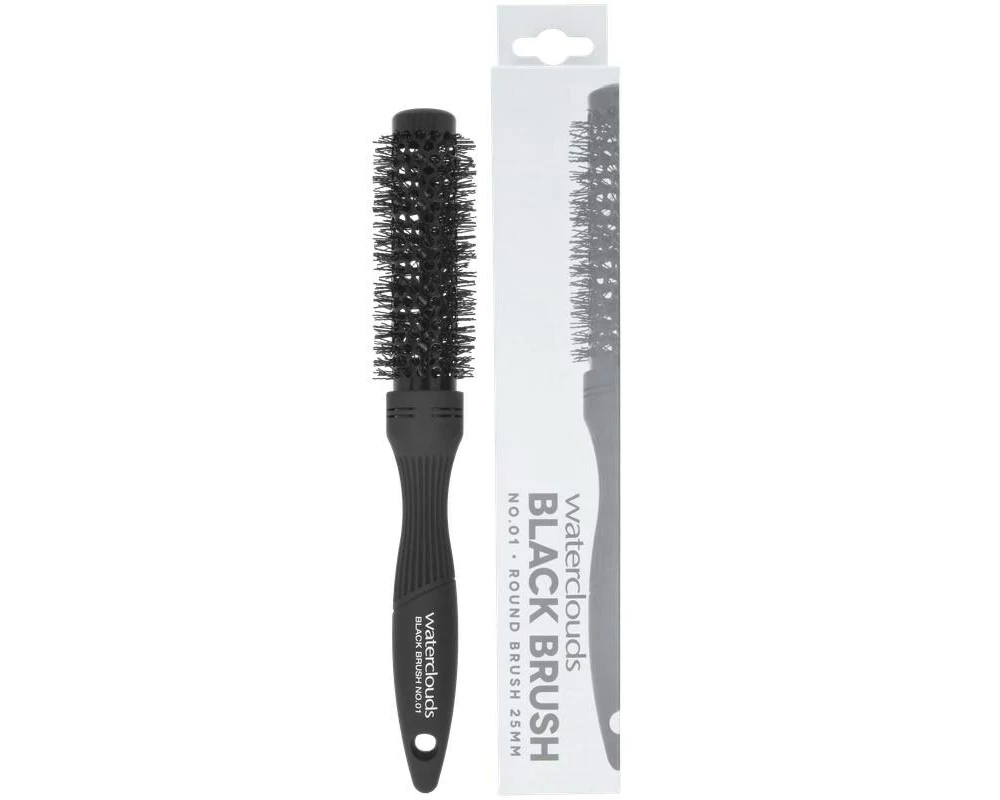 waterclouds Black Brush No. 01 Rundbürste Metall Schwarz 25 mm