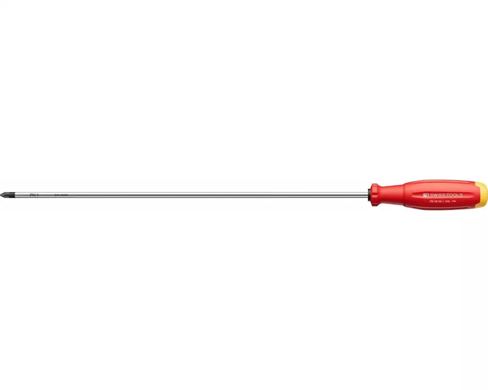 PB Swiss Tools PH-Kreuzschraubenzieher SwissGrip Evo PB 38190.1-300 Rot