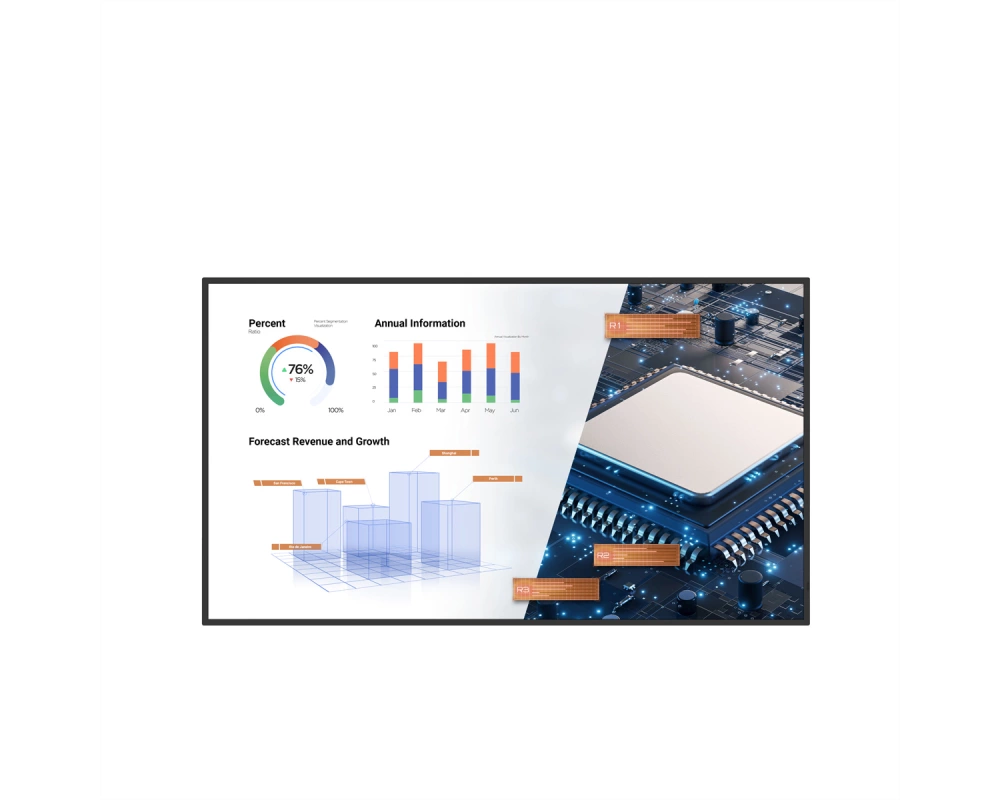 BenQ ST6502S Digital Signage Display 65", 18/7 UHD, 400cd/m2