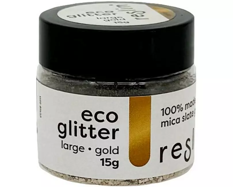 Reslin Farbpigmente Glitzer Large, Gold