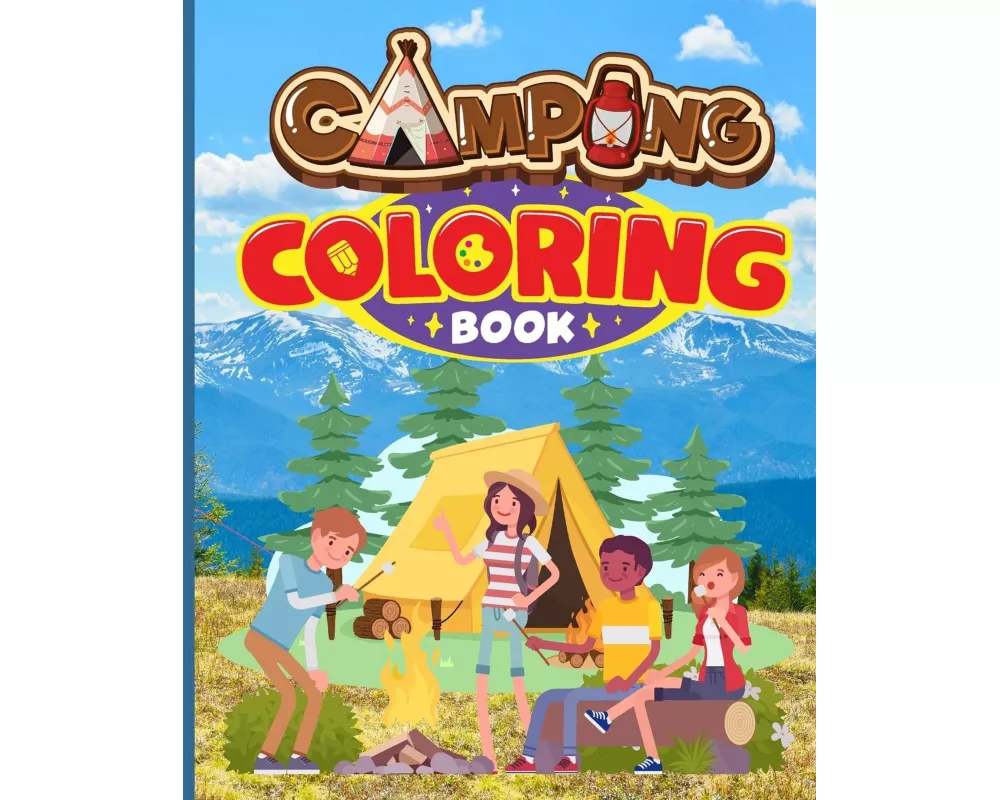Camping Coloring Book