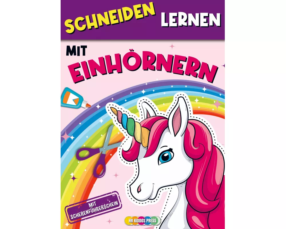 Schneiden Lernen mit Einhörnern