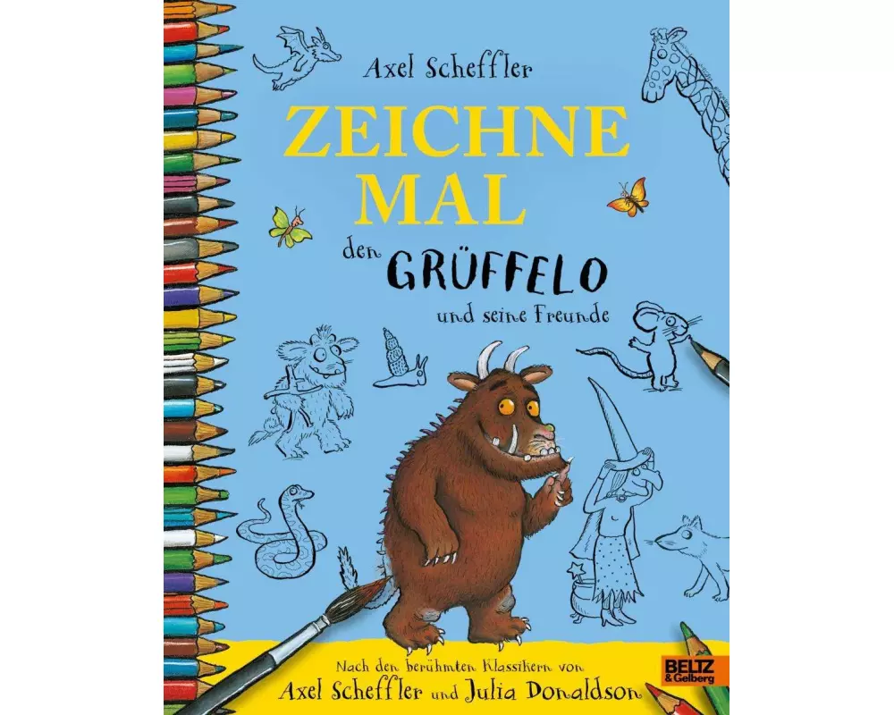 Zeichne mal den Grüffelo und seine Freunde