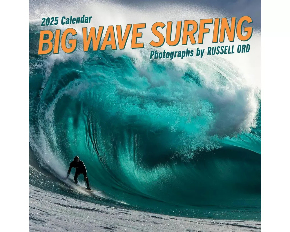 Big Wave Surfing Wall Calendar 2025