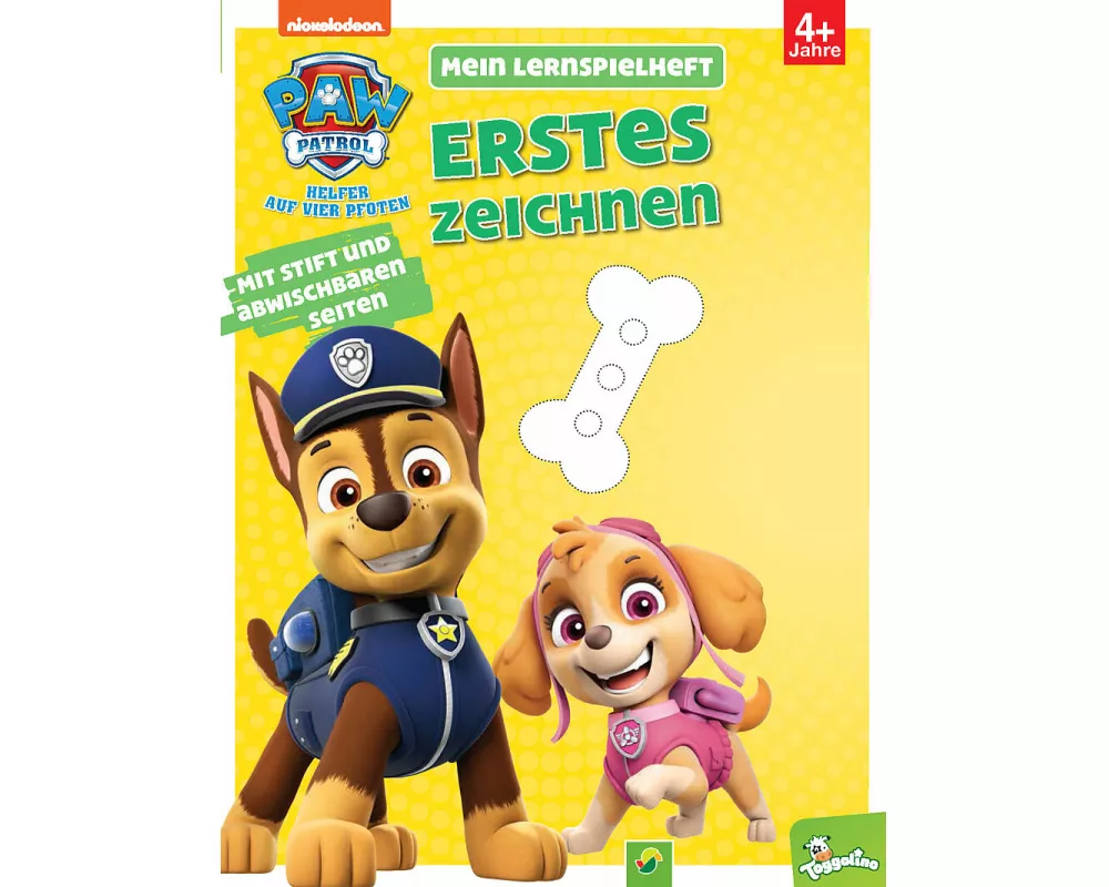 Mein Lernspielheft PAW Patrol Erstes Zeichnen