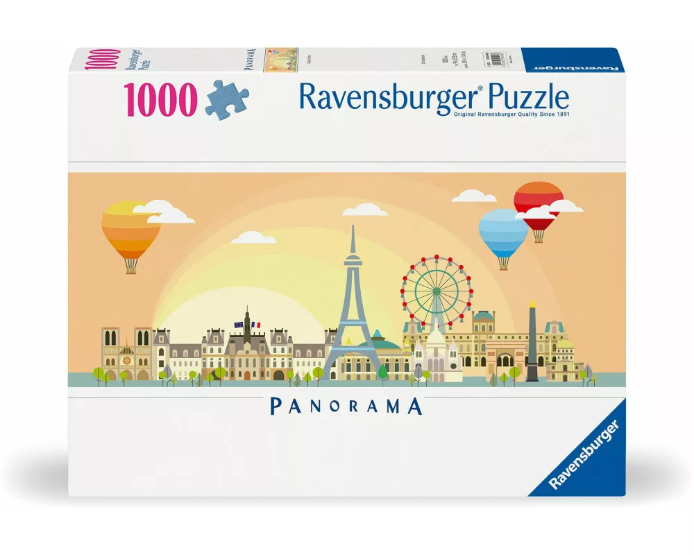 Erwachsenenpuzzle 1000 Teile - Ein Tag in Paris