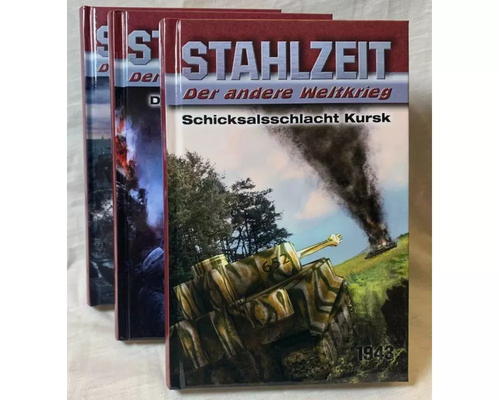 STAHLZEIT Bände 1-3: Schicksalsschlacht Kursk - Die Ostfront brennt! - D-Day: Die Invasion