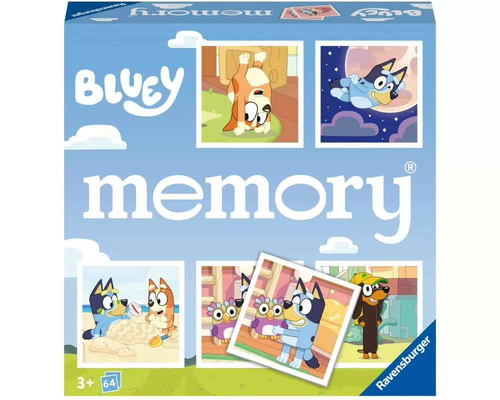 memory Bluey - Gesellschaftsspiel & Brettspiel ab 3 Jahre