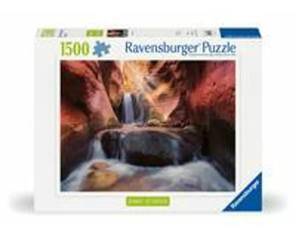 Erwachsenenpuzzle Power of Nature 1500 Teile - Der Wasserfall im Red Canyon