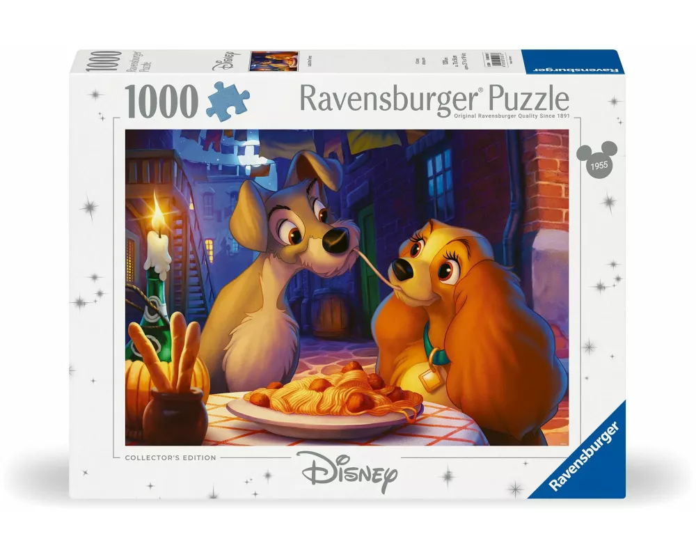 Erwachsenenpuzzle 1000 Teile - Disney Classics - Susi und Strolch