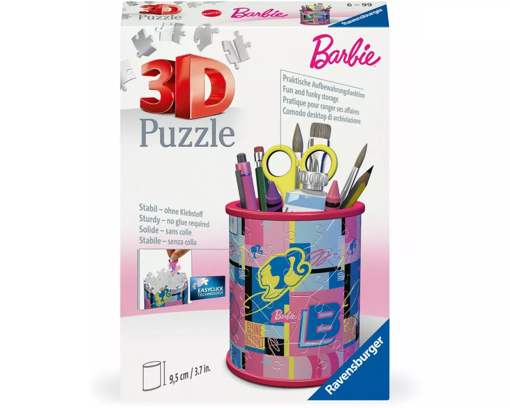 3D Puzzle Stiftehalter Barbie