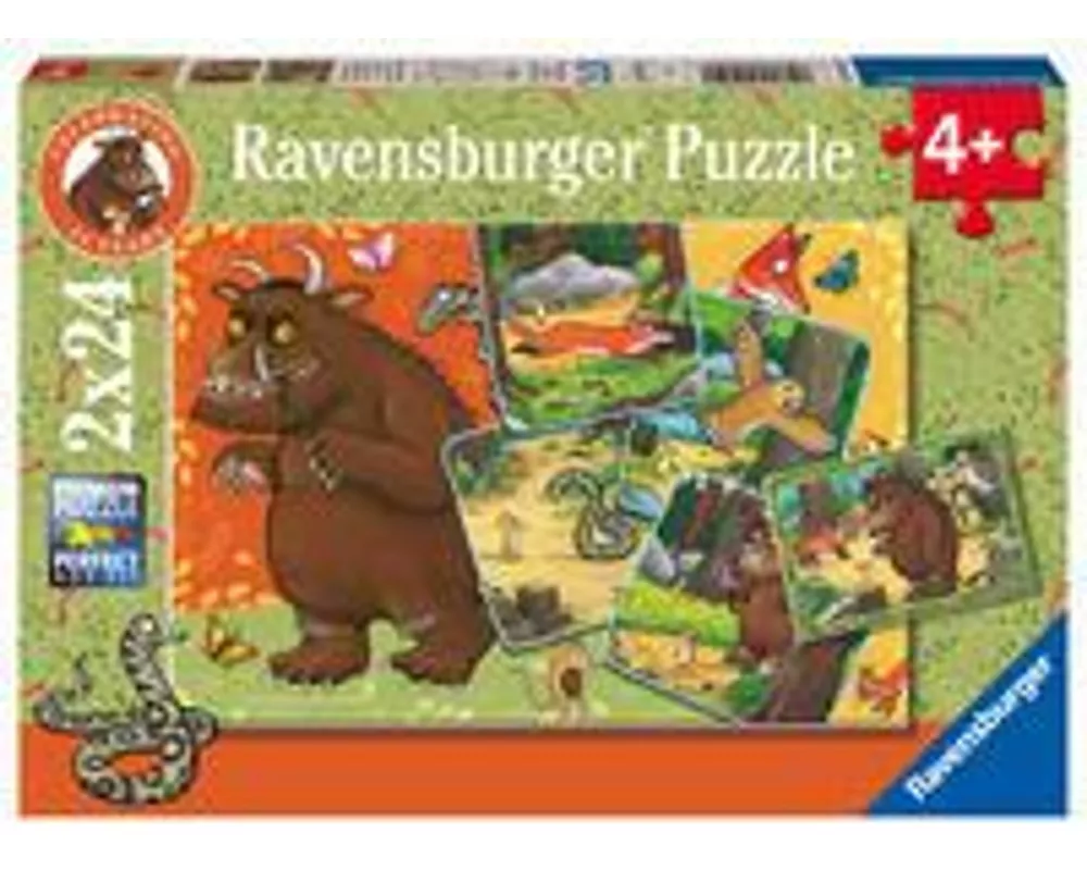 Kinderpuzzle 2x24 Teile - Der Grüffelo - 25 Jahre Grüffelo!