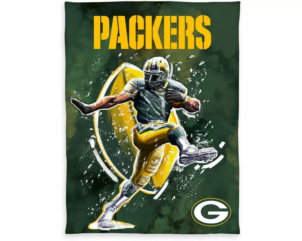 Herding Decke NFL Packers 150 x 200 cm, Mehrfarbig