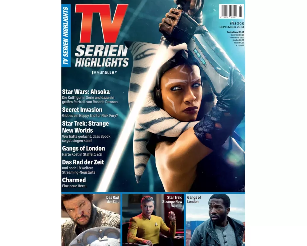 TV SERIENHIGHLIGHTS. Ausgabe September 2023 (#308)