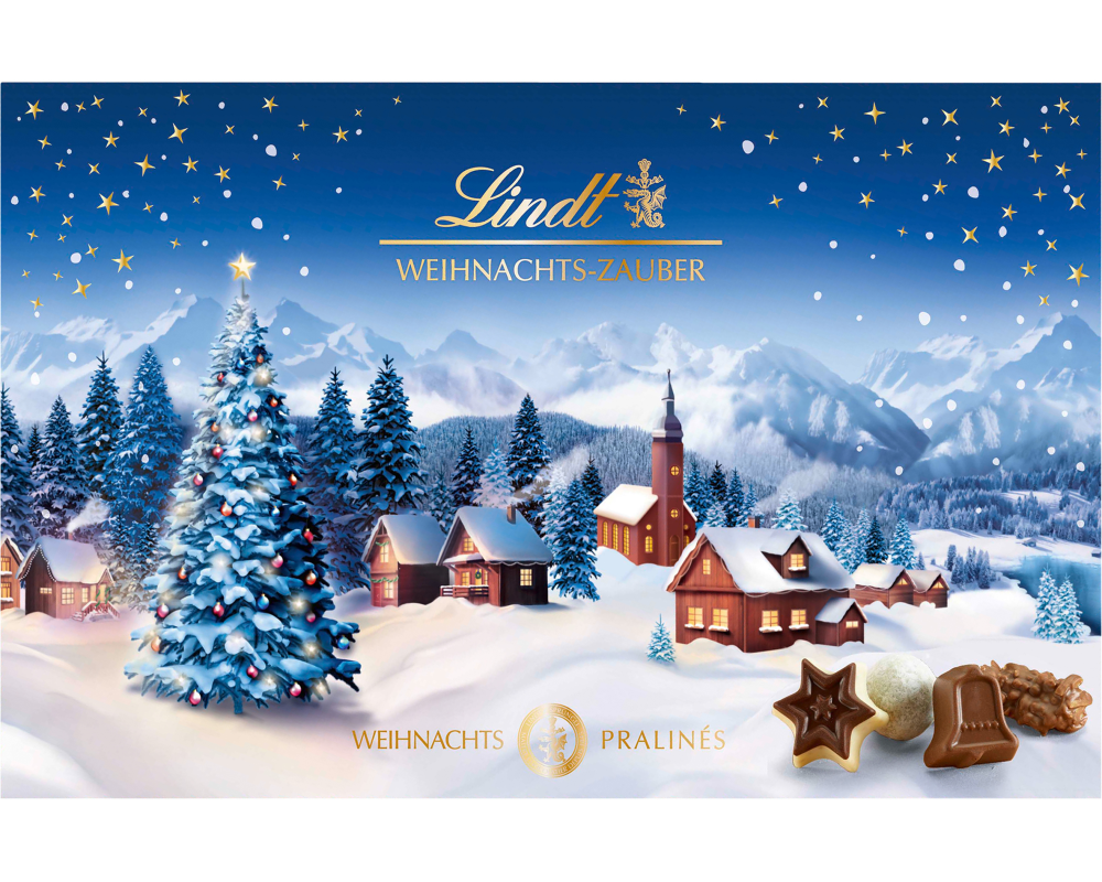 LINDT Pralinés 671172 Weihnachtszauber 200g